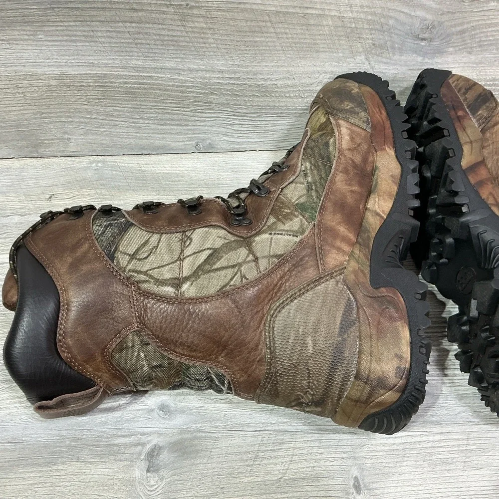 Cabela's Inferno Insulated Hunting Boots Men's 14D Brown TrueTimber Dry Plus